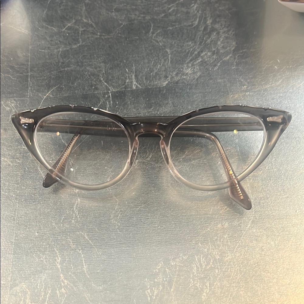 Vintage Gray Cat-Eye Frames only